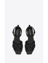 [SAINT LAURENT] tribute sandals in smooth leather 620090DWE001000
