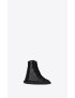 [SAINT LAURENT] you mid top sneakers in mesh and leather 686355AAAFQ1000