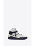 [SAINT LAURENT] smith sneakers in grained leather 69231704GDE9073