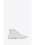 [SAINT LAURENT] malibu mid top sneakers in smooth leather 64925200NG09030