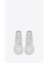 [SAINT LAURENT] malibu mid top sneakers in smooth leather 64925200NG09030