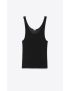 [SAINT LAURENT] tank top in jersey 691172YB2OZ1000