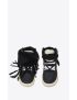 [SAINT LAURENT] smith sneakers in grained leather 69231704GDB1099