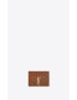 [SAINT LAURENT] cassandre matelasse card case in grain de poudre embossed leather 423291BOW012516