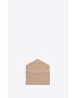 [SAINT LAURENT] cassandre matelasse fragments flap card case in grain de poudre embossed leather 612808BOW012721