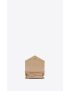 [SAINT LAURENT] envelope flap card case in mix matelasse grain de poudre embossed leather 651027BOWT12721