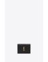 [SAINT LAURENT] cassandre matelasse flap card case in grain de poudre embossed leather 668290BOWA11000