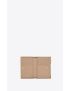 [SAINT LAURENT] cassandre matelasse fragments zipped bi fold wallet in grain de poudre embossed leather 668287BOW012721