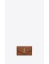 [SAINT LAURENT] cassandre matelasse fragments flap card case in grain de poudre embossed leather 612808BOW012516
