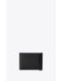 [SAINT LAURENT] tiny cassandre bill clip wallet in shiny leather 60773802G0W1000