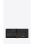 [SAINT LAURENT] tiny cassandre bill clip wallet in shiny leather 60773802G0W1000