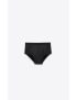[SAINT LAURENT] monogram panties in tulle jersey and rhinestones 676129Y36DR1001