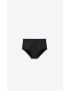 [SAINT LAURENT] monogram panties in tulle jersey and rhinestones 676129Y36DR1001