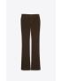 [SAINT LAURENT] flared pants in velvet 679953Y615W2037