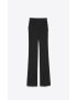 [SAINT LAURENT] high waisted pants in black denim 697253Y7E321000
