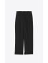 [SAINT LAURENT] high waisted pants in striped wool 687872Y3D171095