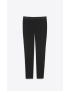 [SAINT LAURENT] tuxedo straight pants in grain de poudre 531495Y399W1000