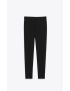 [SAINT LAURENT] tuxedo straight pants in grain de poudre saint laurent 531553Y399W1000