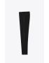 [SAINT LAURENT] tuxedo straight pants in grain de poudre saint laurent 531553Y399W1000