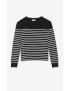 [SAINT LAURENT] high neck sweater in a sailor knit 588097YAFQ21095