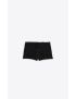 [SAINT LAURENT] low waisted crochet shorts in wool 685388Y75LA1000