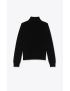 [SAINT LAURENT] turtleneck sweater in cashmere 633329YA2OL1000