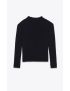 [SAINT LAURENT] high neck sweater with buttons 603086YALM24240