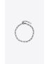 [SAINT LAURENT] figaro chain bracelet in metal 625938Y15008142