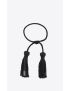 [SAINT LAURENT] woven double tassel bracelet in passementerie and metal 687223G251D1000