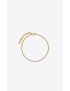 [SAINT LAURENT] small faceted cable chain bracelet 601757Y15008030