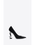 [SAINT LAURENT] opyum pumps in patent leather with black heel 4720110NPVV1000
