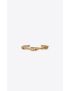 [SAINT LAURENT] twist cuff bracelet in metal 692806Y15008060