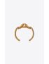 [SAINT LAURENT] oversized knot cuff bracelet in metal 684058Y15008060