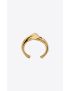 [SAINT LAURENT] loose knot cuff bracelet in metal 697306Y15008204