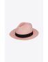 [SAINT LAURENT] fedora hat in straw 6882993YL055900