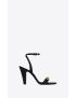 [SAINT LAURENT] le maillon sandals in smooth leather 6574522WN001000