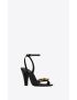 [SAINT LAURENT] le maillon sandals in smooth leather 6574522WN001000