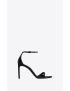 [SAINT LAURENT] bea sandals in patent leather 6123300NP001000