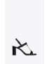 [SAINT LAURENT] cassandra sandals in smooth leather 658198DWETT1000