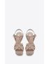 [SAINT LAURENT] tribute platform sandals in patent leather 457752B8I009935