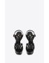 [SAINT LAURENT] tribute platform sandals in patent leather 315487B8I001000