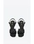[SAINT LAURENT] tribute platform sandals in smooth leather 315487BDA001000