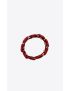 [SAINT LAURENT] multi heart elastic bracelet in metal, enamel and cotton 686600Y15EC8109