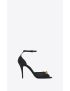 [SAINT LAURENT] le maillon sandals in smooth leather 6873671ZJ001000