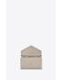 [SAINT LAURENT] envelope chain wallet in mix matelasse grain de poudre embossed leather 620280BOW919207