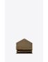 [SAINT LAURENT] monogram chain wallet in mix matelasse grain de poudre embossed leather 620280BOW913344
