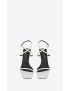 [SAINT LAURENT] nuit sandals in patent leather 6997321TV009030