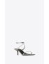 [SAINT LAURENT] nuit sandals in patent leather 6997321TV009030