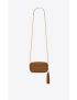 [SAINT LAURENT] lou mini bag in grain de poudre embossed leather 6125791GF012516