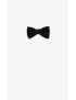 [SAINT LAURENT] yves bow tie in black velvet 4850034Y5511000
